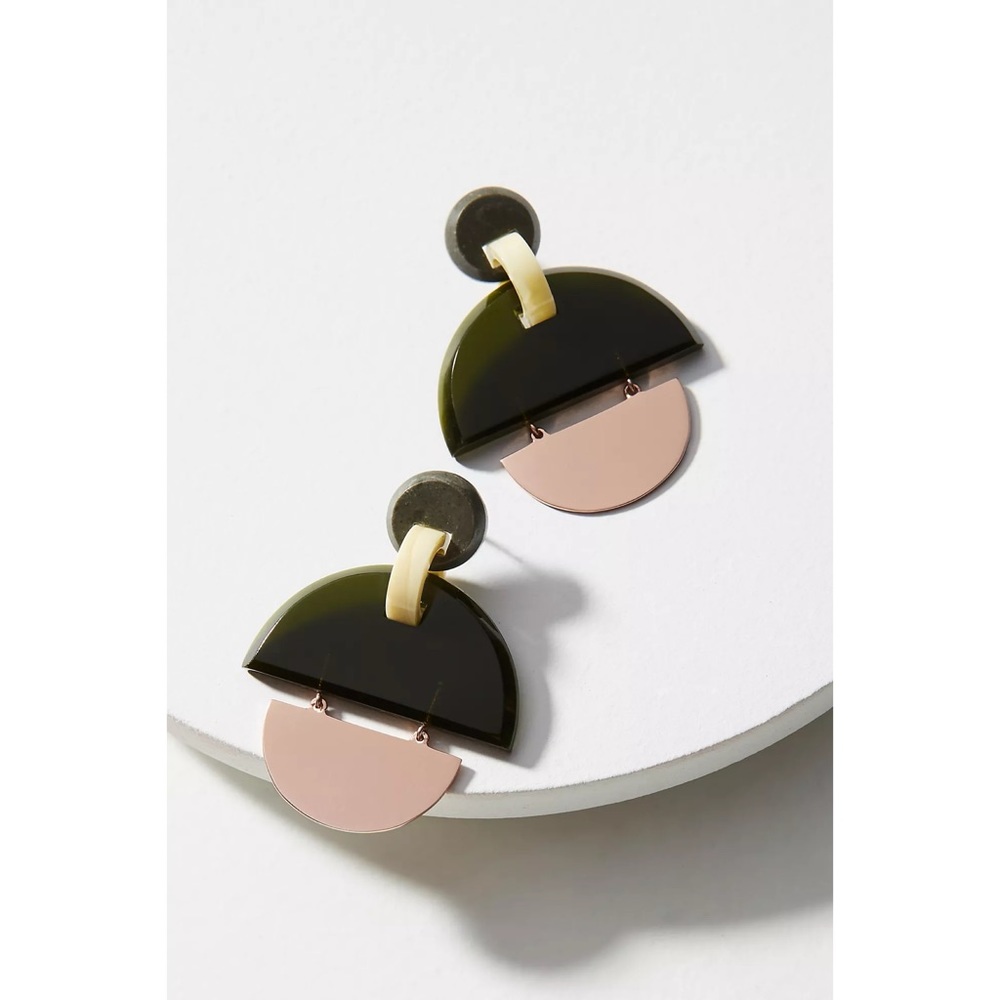 NEW Anthropologie Kinetic Drop Statement Earrings by Studio Elke